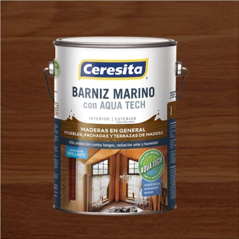 Barniz marino Aqua Tech caoba 1 gl