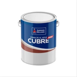 Esmalte al agua Cubre mas satin blanco 1 gal