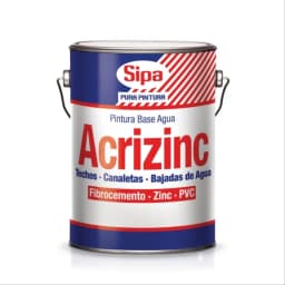 Pintura para techo Acrizinc rojo colonial 1 gal