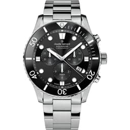 Reloj Chronograph Hombre Acero Plateado TALLA UNICA