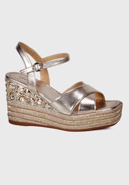 Sandalia Cuero Ibalu Dorado Dorado 36