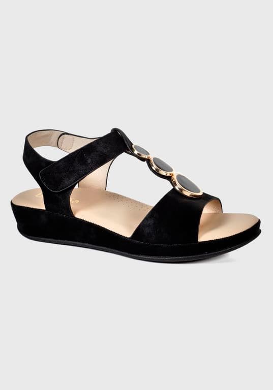 Sandalia Butis Negro Negro 35
