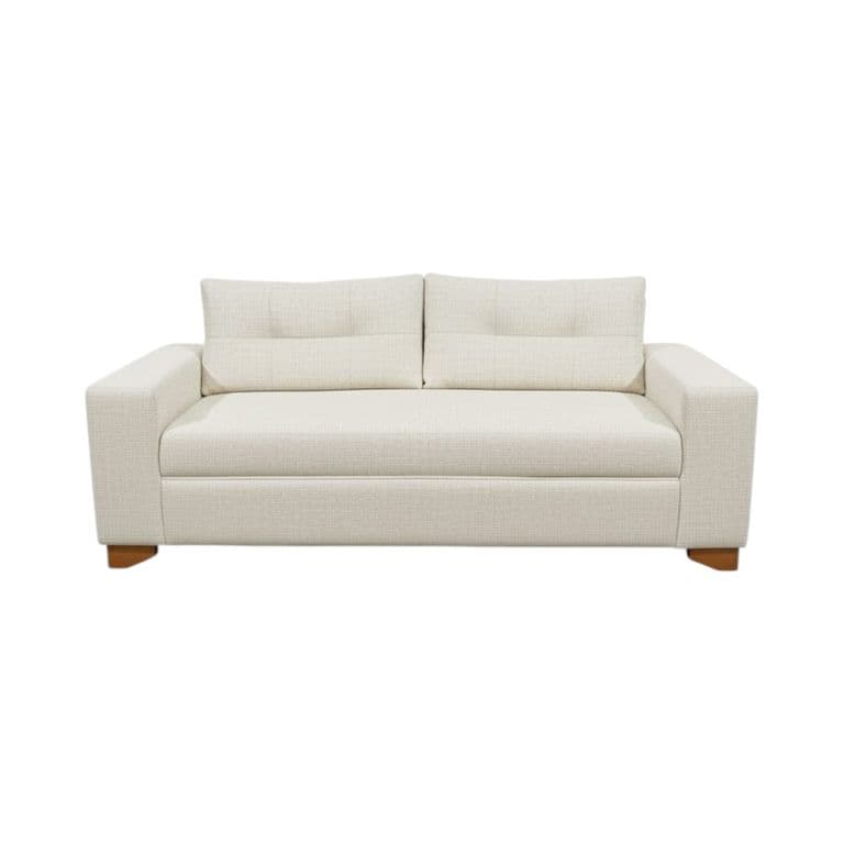 SOFA PARIS DOS CUERPOS LINO CRUDO Crema