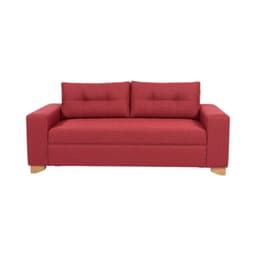SOFA PARIS DOS CUERPOS LINO ROJO Rojo