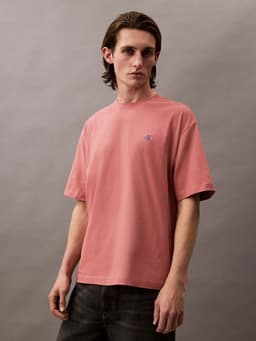 Polera Relaxed con Monograma Archive Rosado Rosa S
