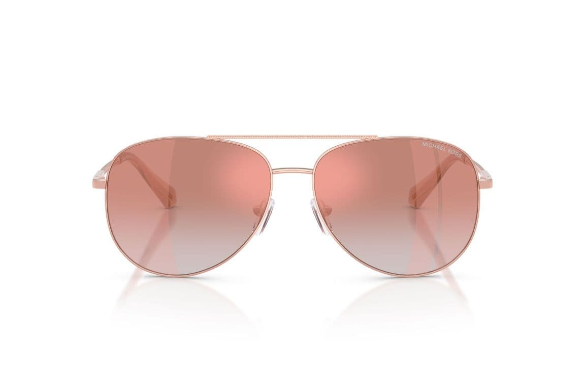Lentes de Sol Perledo Rosado Espejados Degradados Rosa M