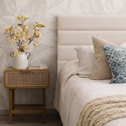 RESPALDO ROLLOS - 1,5 PLAZAS - VELVET COLOR BEIGE