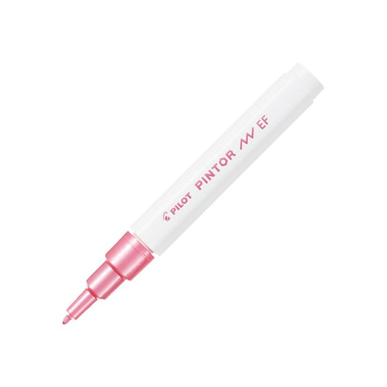 Marcador Pintor Extra Fino Rosado Metalico