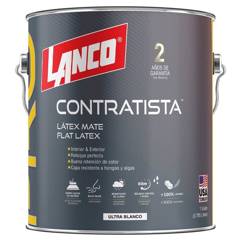 Latex Pro Contratista Blanco 1GL
