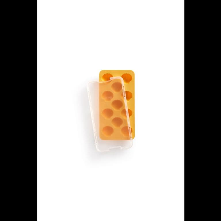 Cubetera con tapa concha