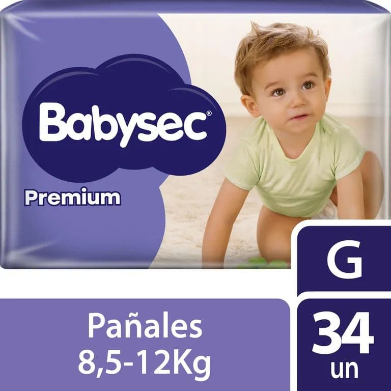 Panales de bebe Premium Talla G X34 G
