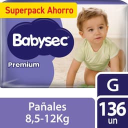 Panales de bebe Premium Talla G X136 G