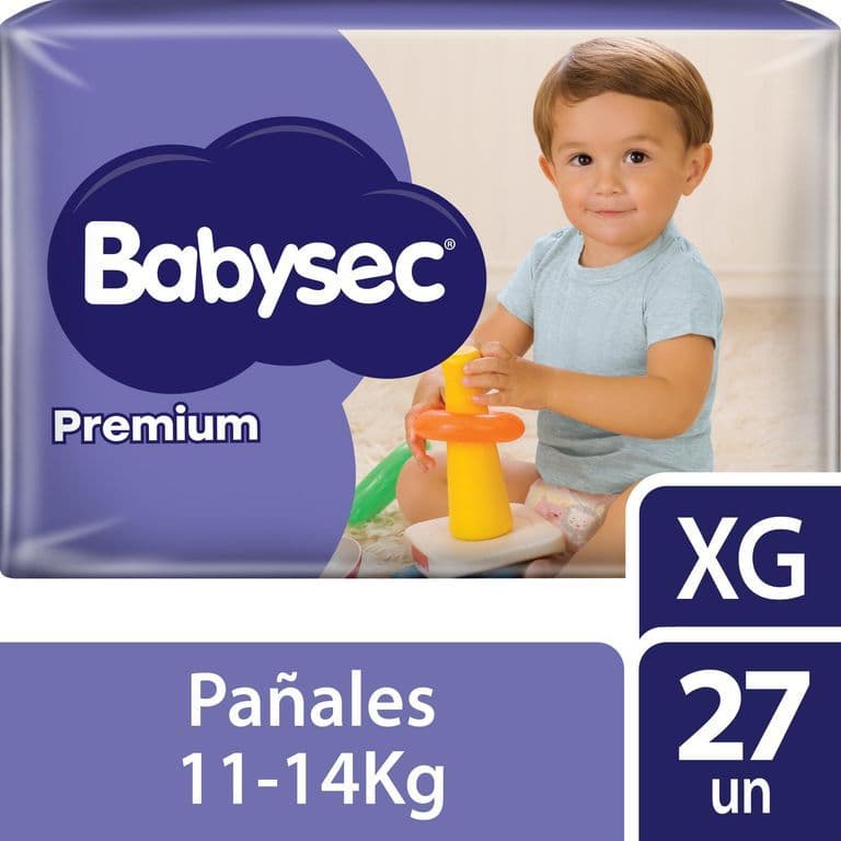 Panales de bebe Premium Talla XG X27 XG