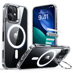 Carcasa Para iPhone 17 Hybrid Stash Stand Transparente