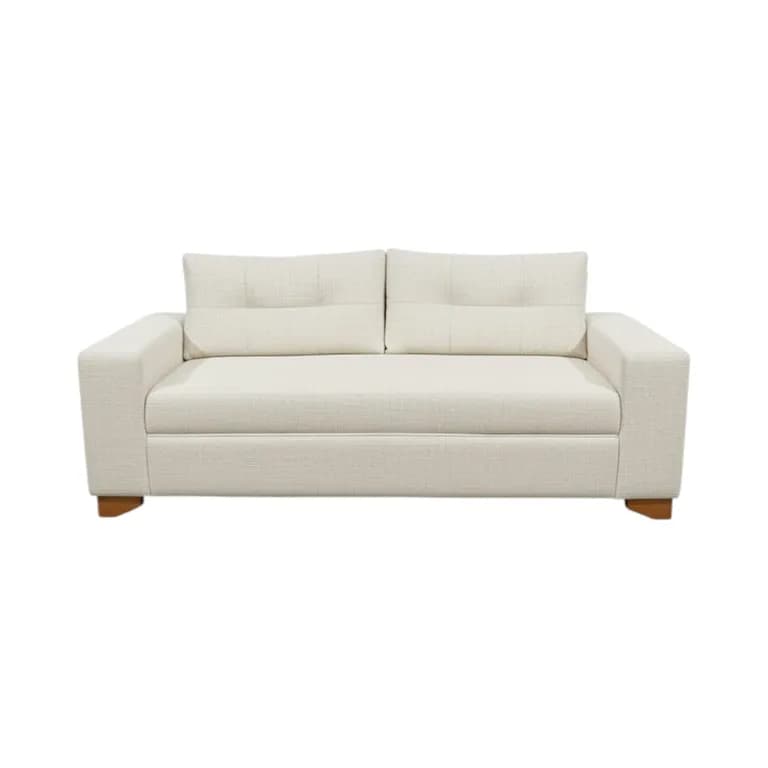 SOFA PARIS TRES CUERPOS LINO Crema