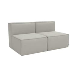 SOFA MADRID DOS CUERPOS LINO GRIS CLARO Gris claro