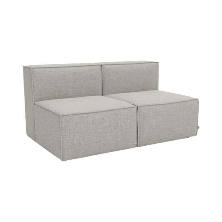 SOFA MADRID DOS CUERPOS LINO Gris claro