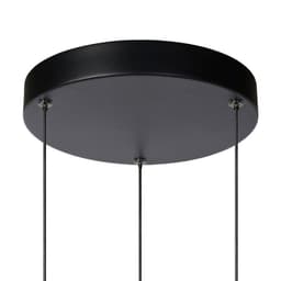 LAMPARA COLGANTE DESNIVEL MARGARY NEGRO 3 LUCES LED 2700K