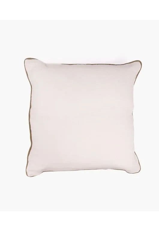Funda Cojin Lino Basico 45 X 45 Cm Blanco