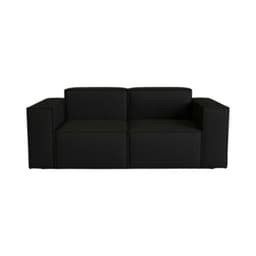 SOFA AURA DOS CUERPOS LINO NEGRO Negro