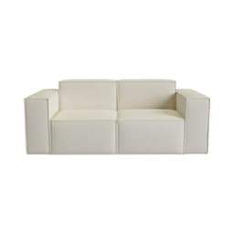 SOFA AURA DOS CUERPOS LINO CRUDO Crema