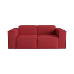 SOFA AURA DOS CUERPOS LINO ROJO Rojo