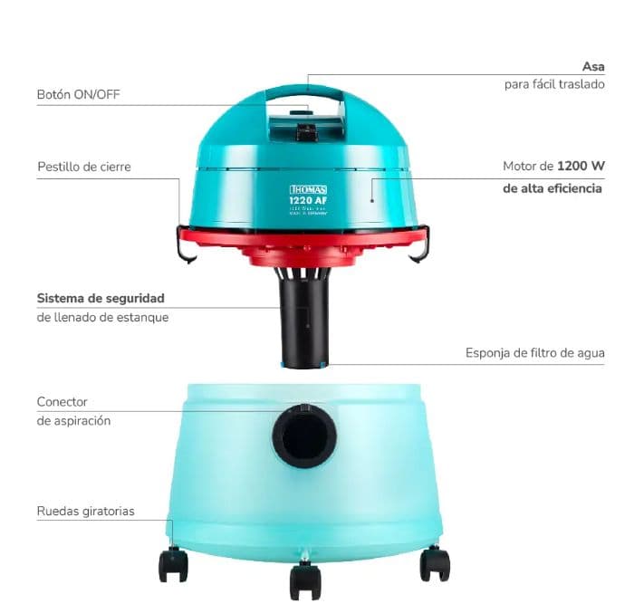Aspiradora Aquafilter 1220AF