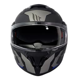 Casco FU401 Atom SV Hibrido F7 Azul Mate + Fogoff mt-v-16 #0000FF S