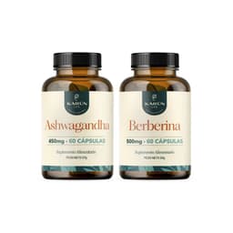 Pack Ashwagandha + Berberina - 120 Capsulas Karun Life