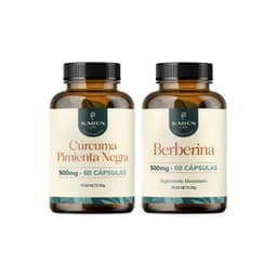 Pack Curcuma 60 cap + Berberina 60 cap Karun Life