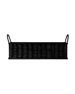 Bandeja con Separaciones Rattan Black
