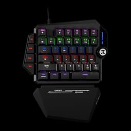 Teclado mecanico RGB de una mano