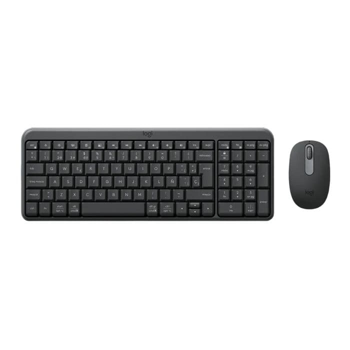 MK250, Combo Teclado y Mouse Bluetooth, Espanol, 1000DPI, Grafito