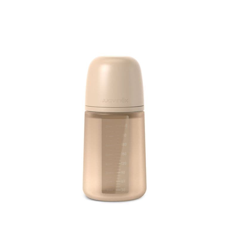 Mamadera 240 Ml Fisiologica Silicona Sx Pro Soft Beige