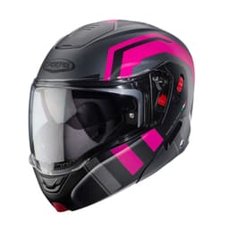 Casco Para Moto Horus X Road Matt Gun Metal Black Fuchsia_. #FFC0CB S