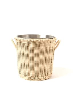 Hielera Rattan Milk