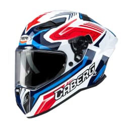 Casco Para Moto Drift Evo II Jarama White Red Blue_. #FF0000 M