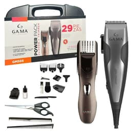 Cortadora de Pelo Afeitadora Clipper + Trimmer Gm566-RW 29 Piezas