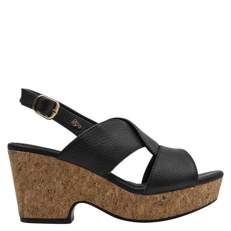 Sandalia Mujer Casual Negro 35