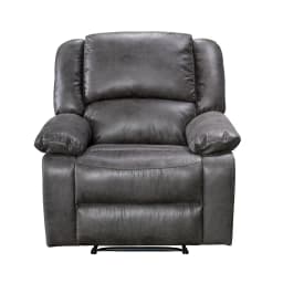 Berger Reclinable 1 Cuerpo Osaka Gris Piedra Gris oscuro