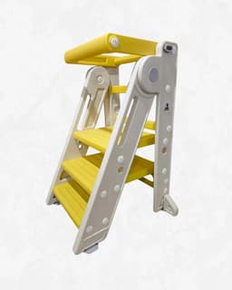 Torre De Aprendizaje Plegable Plus (montessori) amarilla