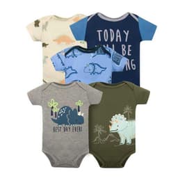 BODYS MANGA CORTA ALGODON pack 5 unidades Multicolor 3-6 MESES