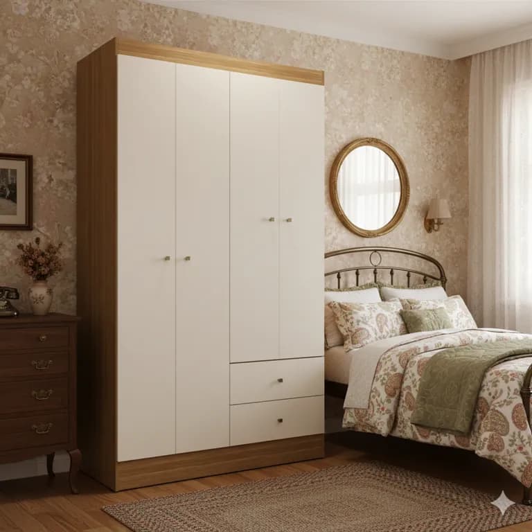 Closet versa 4 puertas Off White K42