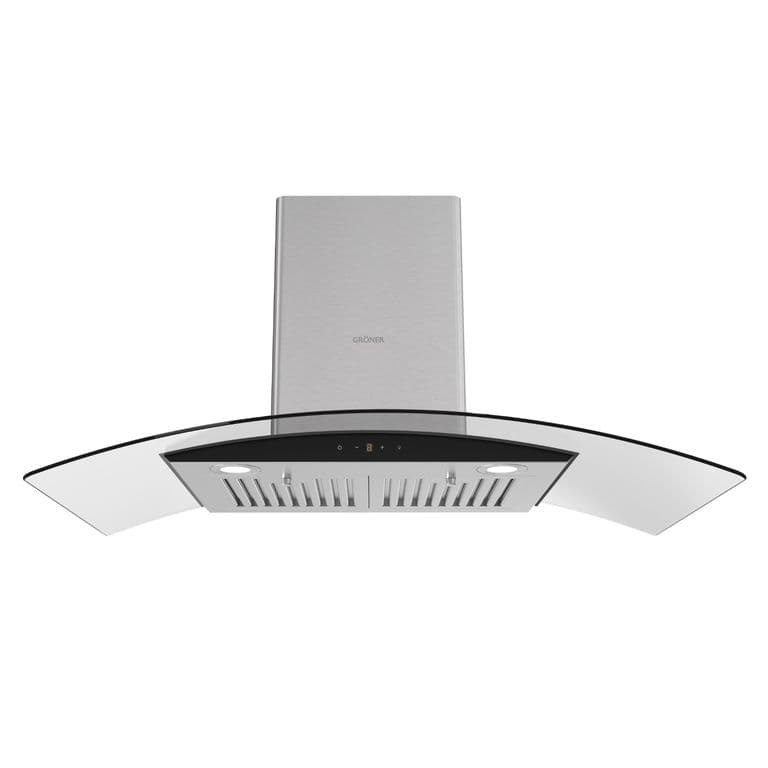 Campana Decorativa Groner Inox Glass T90