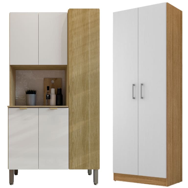 Combo Mueble de Cocina Melissa y Alacena K0520