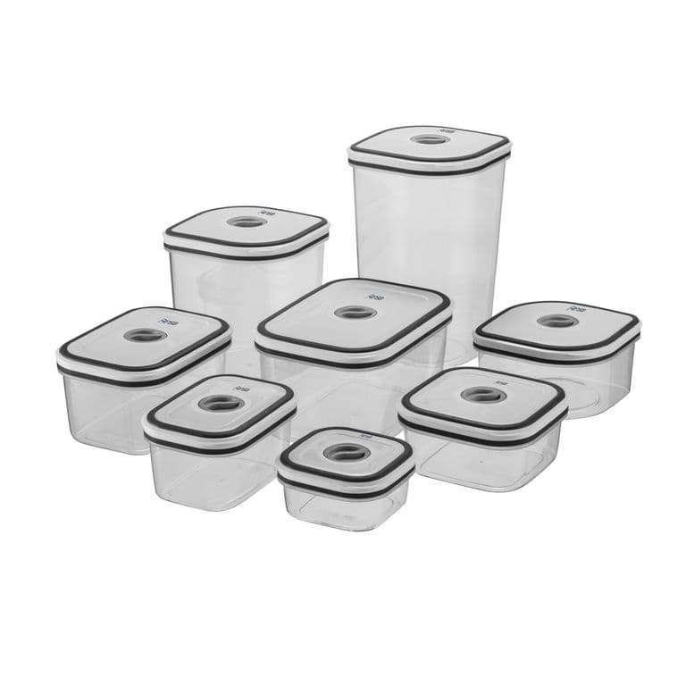 Set Contenedores de Plastico Hermeticos 8 Un