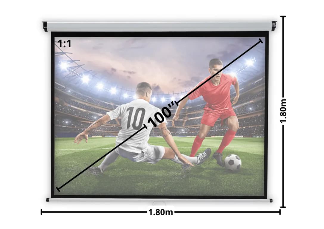 Telon Mural 180x180 Copa America para Viewsonic PA503W