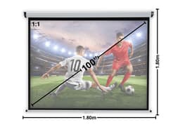 Telon Mural 180x180 Copa America para Optoma UHD35STx