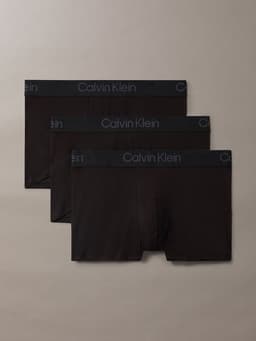 Pack 3 Boxers Trunk Ultra Soft Modal Negro Negro S