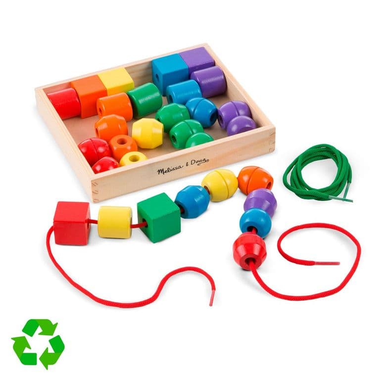 Juego didactico Melissa and Doug cuencas de madera